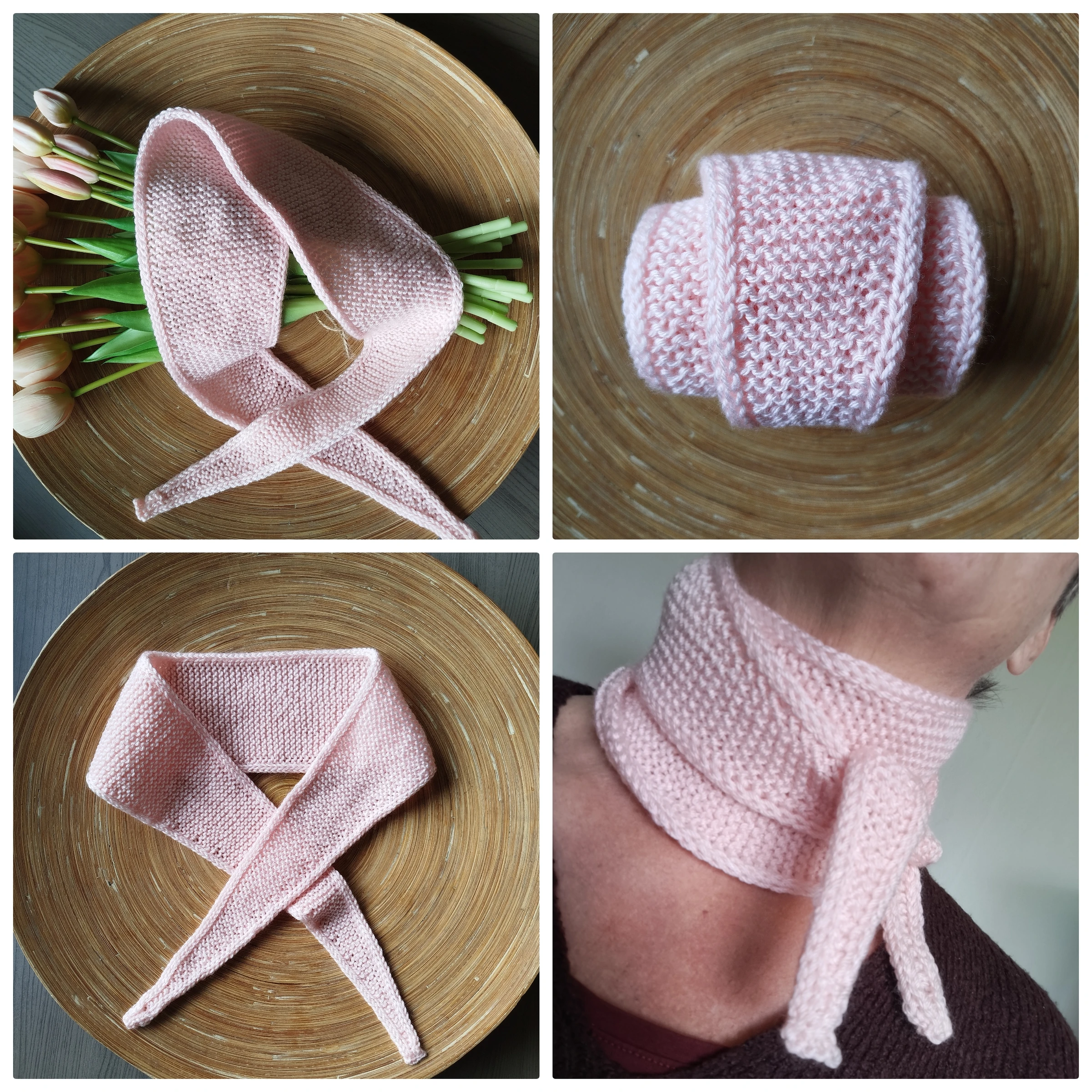 Sophie scarf neksjaal rose